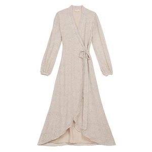 ByTiMo | Delicate Wrap Around Midi Dress| Polka dot